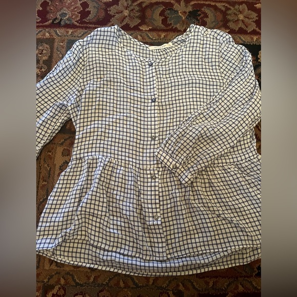 Blue and White top from boutique - Picture 1 of 3